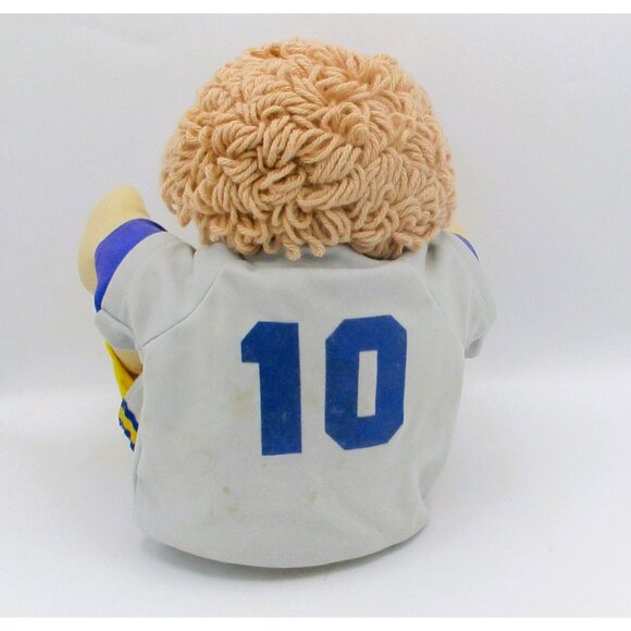Vintage 1985 CPK Boy Doll Champagne Loop  Hair Blue Eyes Gray Game Outfit - Picture 3 of 9